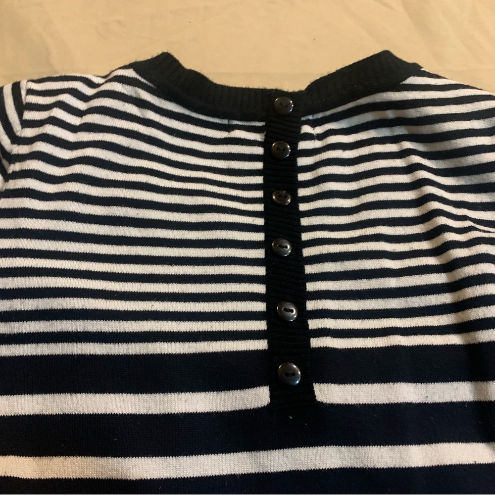 Pink Rose Striped Sweater Dress - Picture 7 of 10